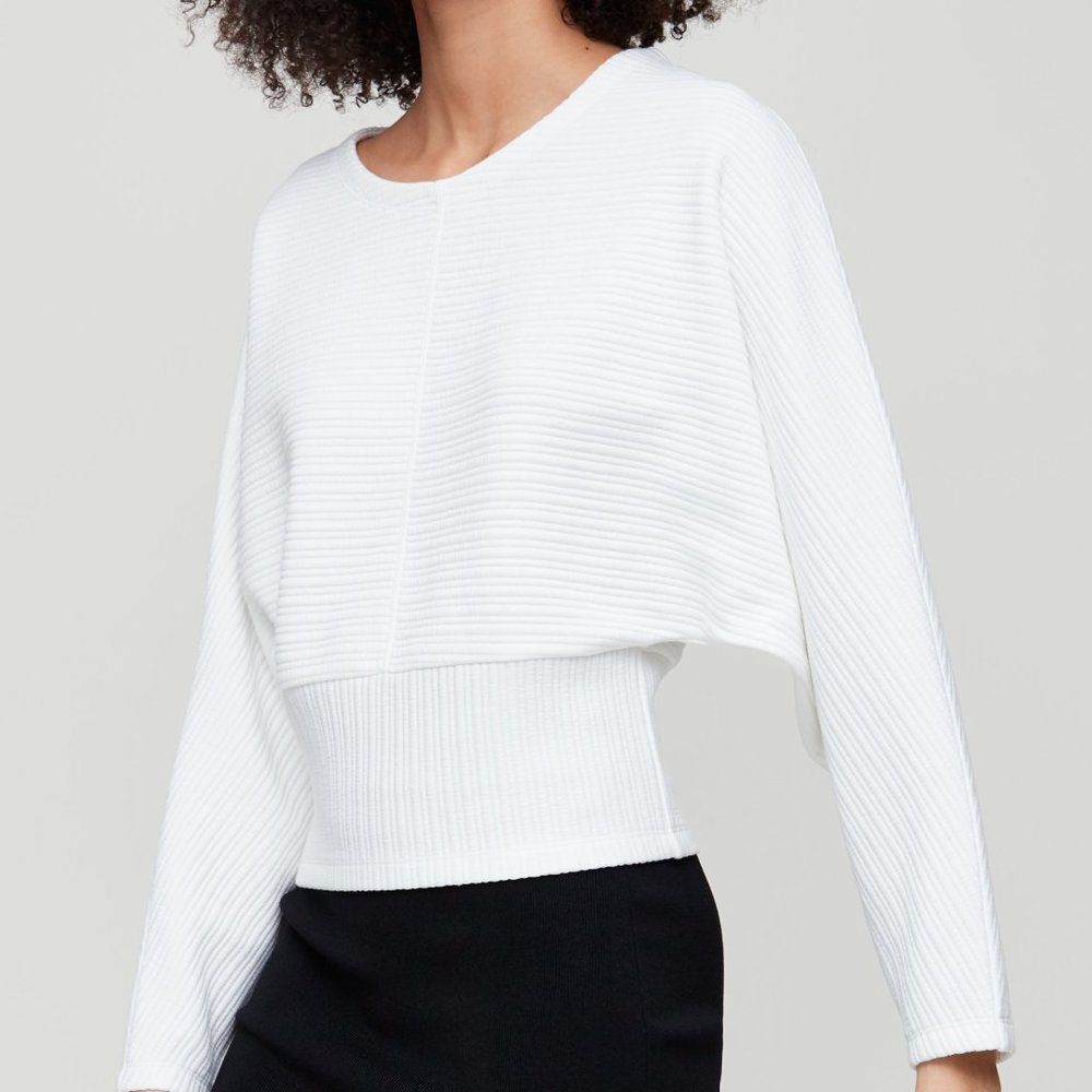Aritzia Babaton Hal Long Sleeve Top